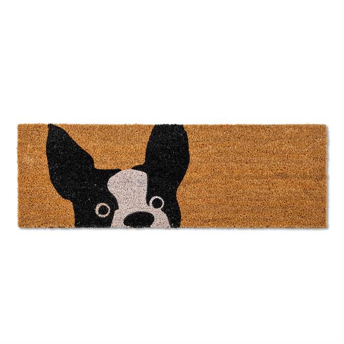Peeking Dog Doormat